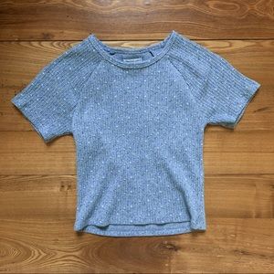 American Eagle Floral Baby Tee